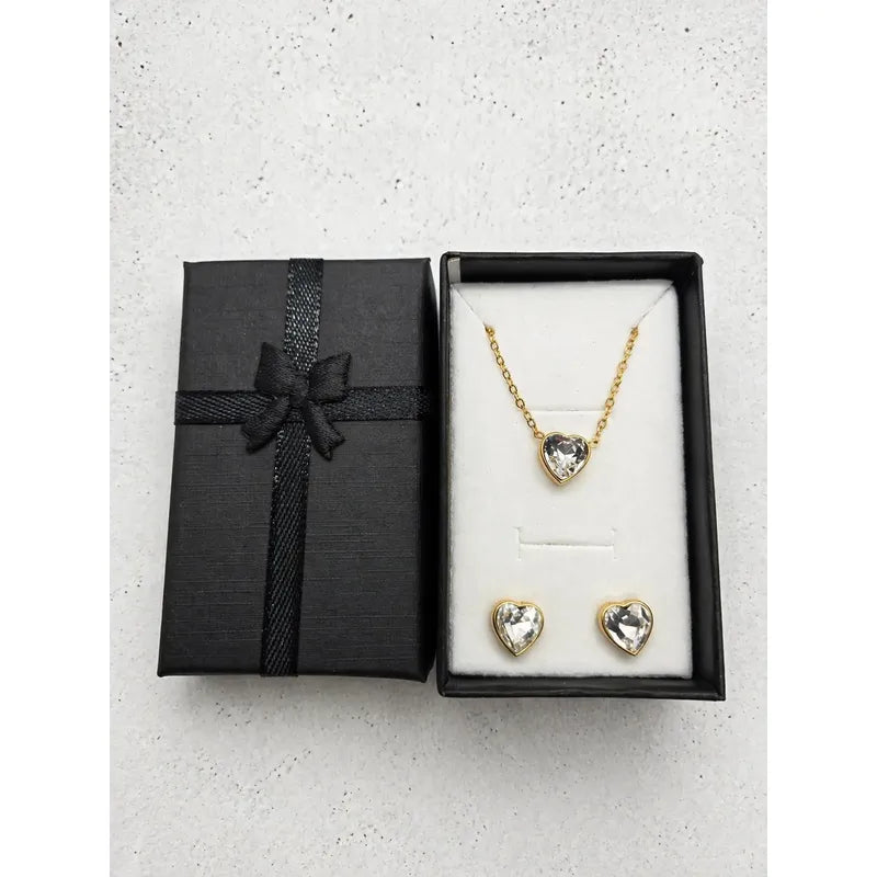 Set collar y aros L'amour