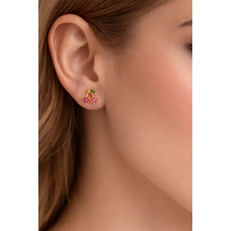 Aros Concha Marina Mujer Niña Enchapado Oro 8mm Joyería Dorado