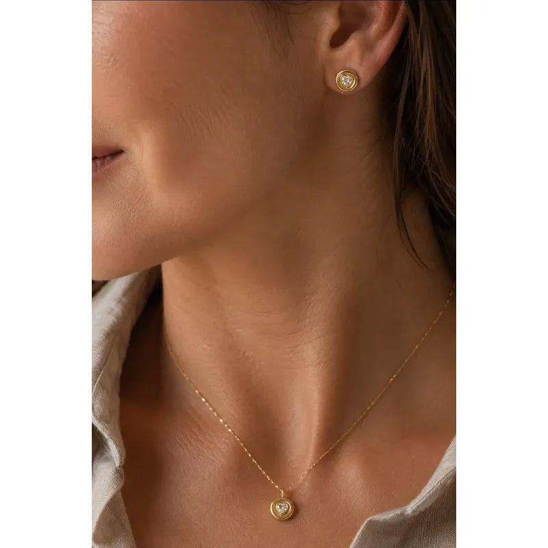 Set collar y aros Vita