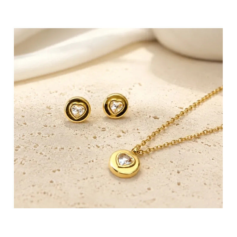 Set collar y aros Vita