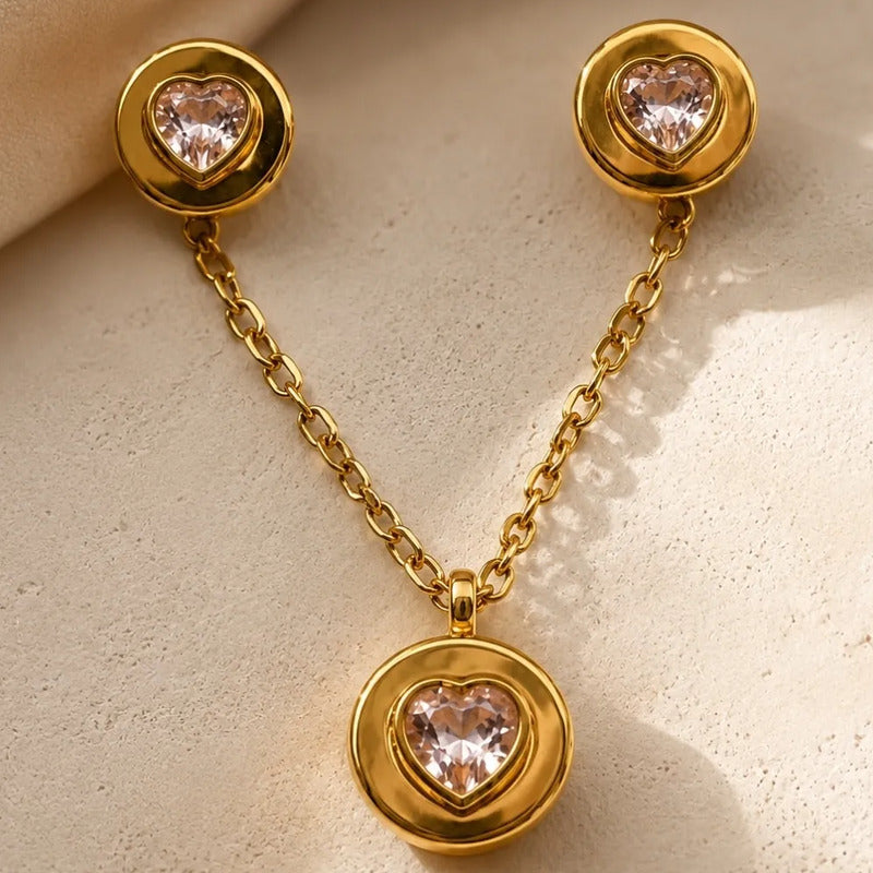 Set collar y aros Vita