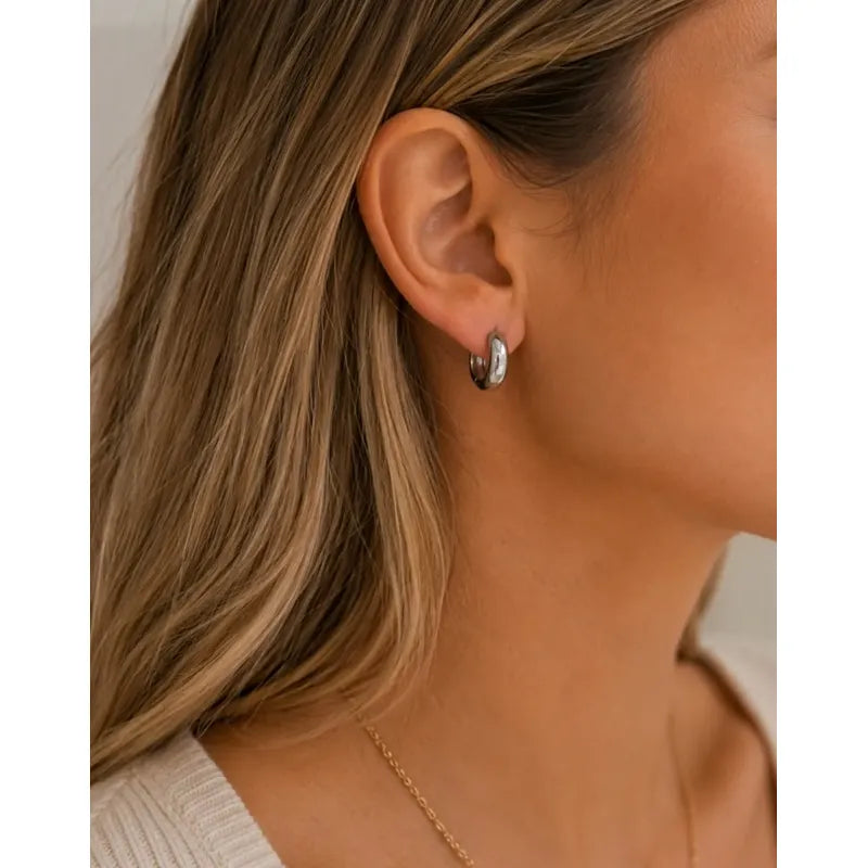 Aros Cora Plateados