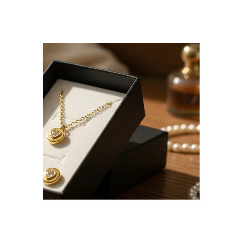 Set collar y aros Vita