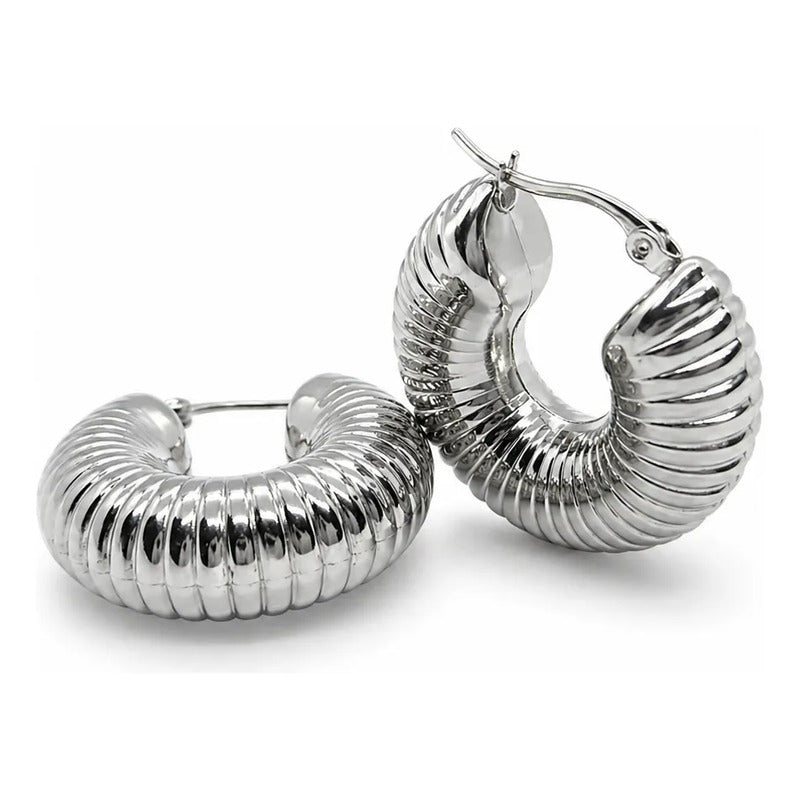 Aros Zoe Plateados
