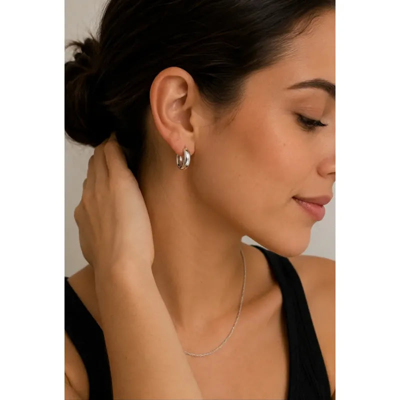 Aros Cora Plateados