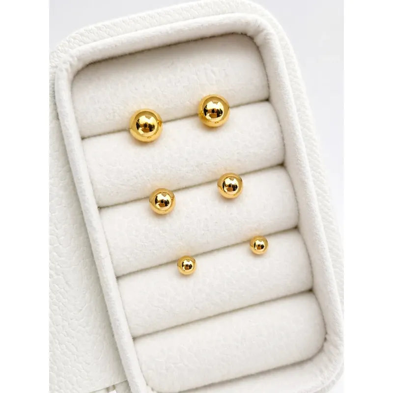 Set aros Lía dorado