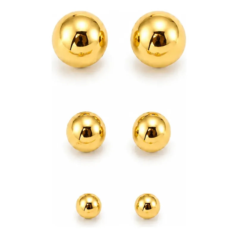 Set aros Lía dorado