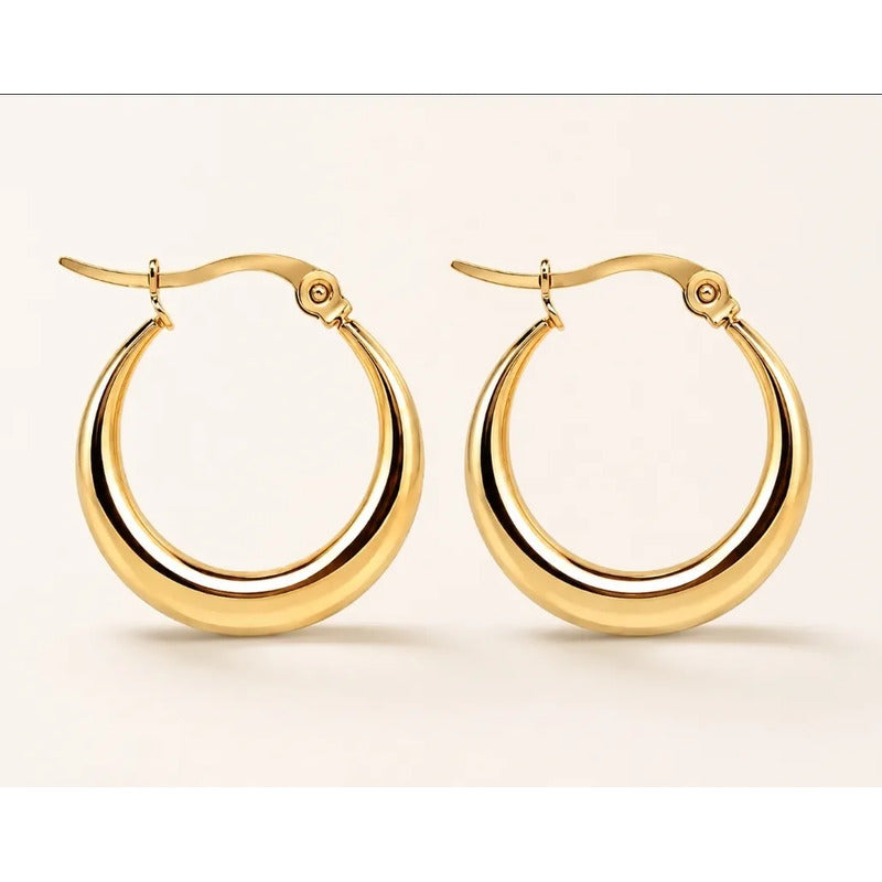 Aros Dana Argollas Doradas