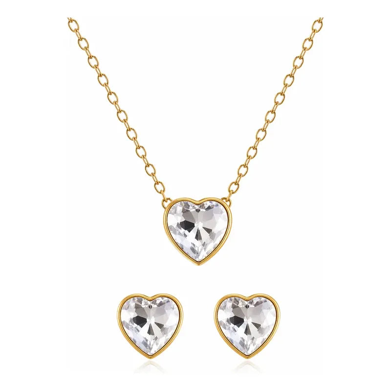 Set collar y aros L'amour