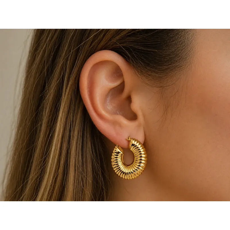 Aros Zoe Dorados