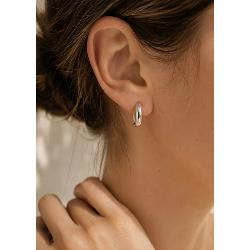 Aros Cora Plateados