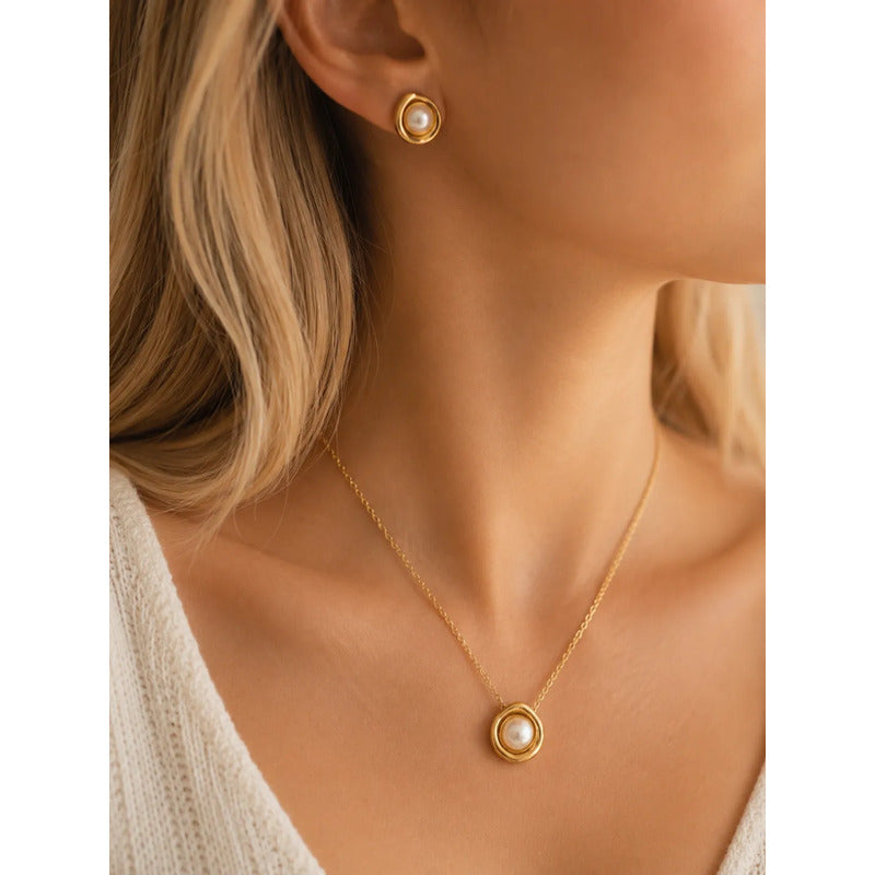 Collar y Aros Sara