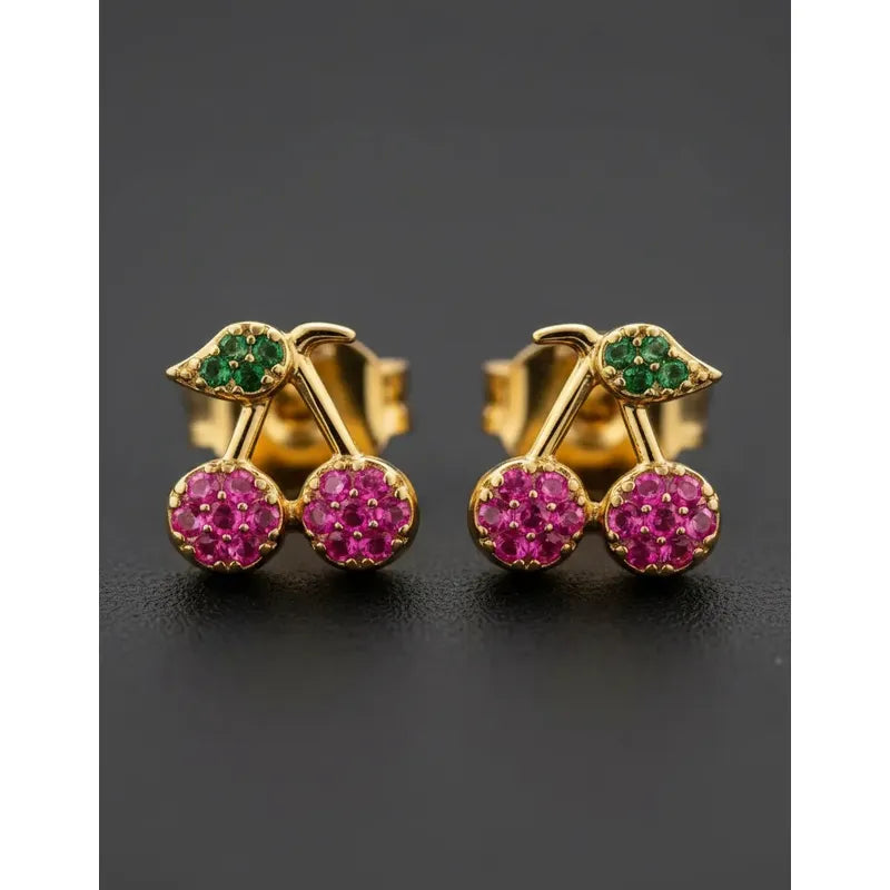 Aros Concha Marina Mujer Niña Enchapado Oro 8mm Joyería Dorado