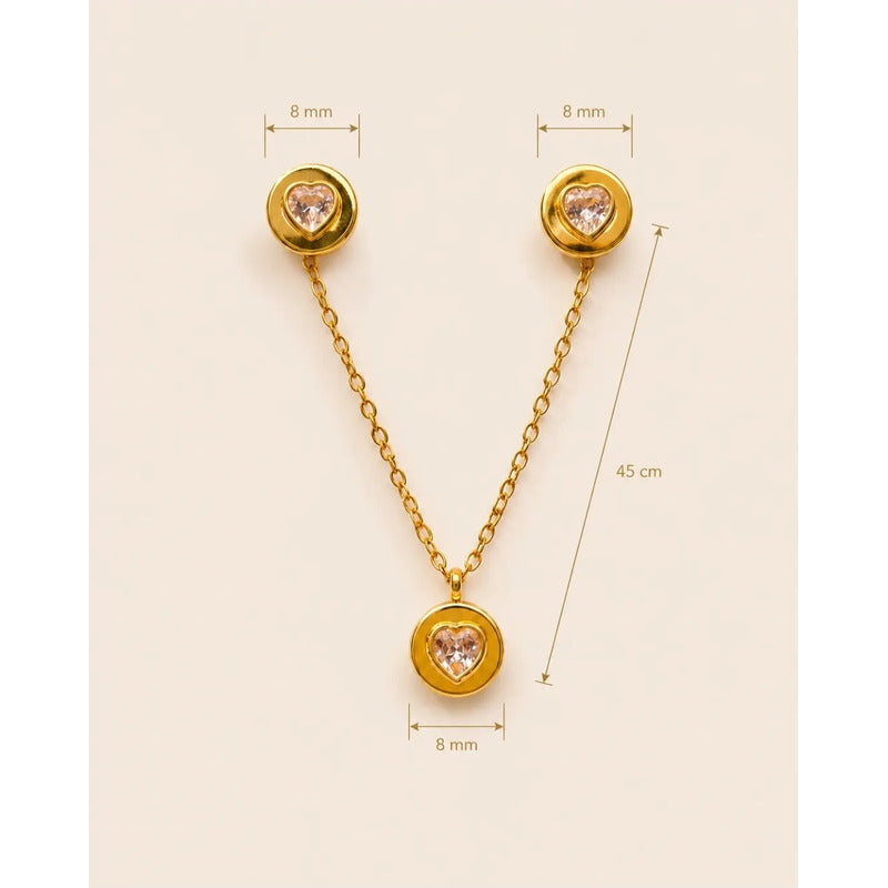 Set collar y aros Vita