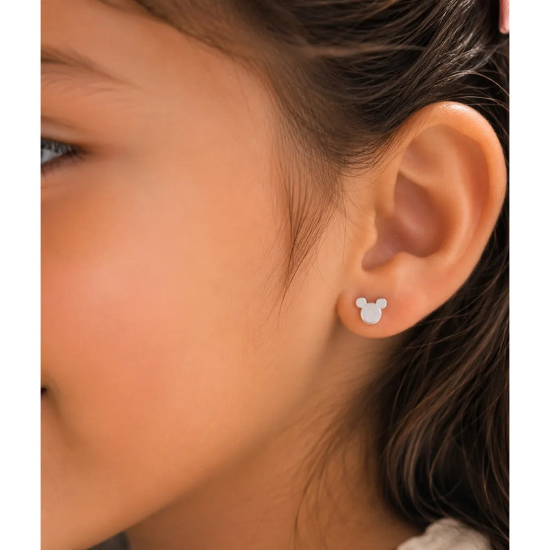 Aros Plata 925 Niña 4.5mm Pequeños Infantil Regalo Plateado