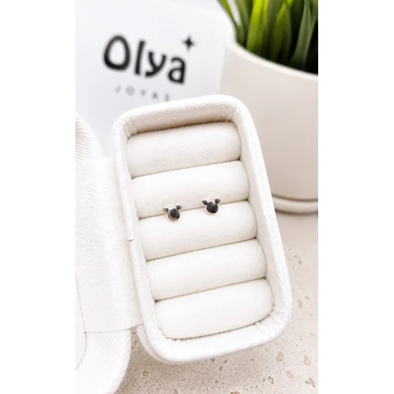 Aros Plata 925 Niña 4.5mm Pequeños Infantil Regalo Plateado