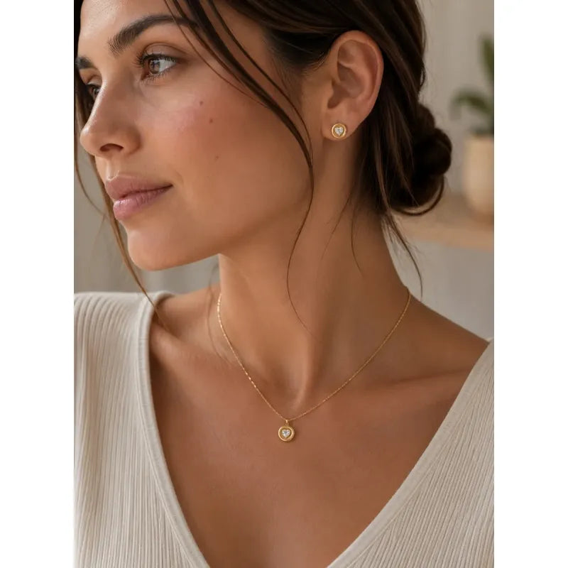 Set collar y aros Vita