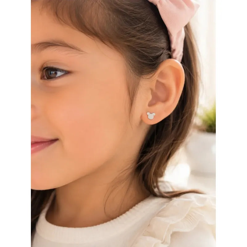 Aros Plata 925 Niña 4.5mm Pequeños Infantil Regalo Plateado