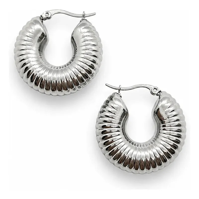 Aros Zoe Plateados