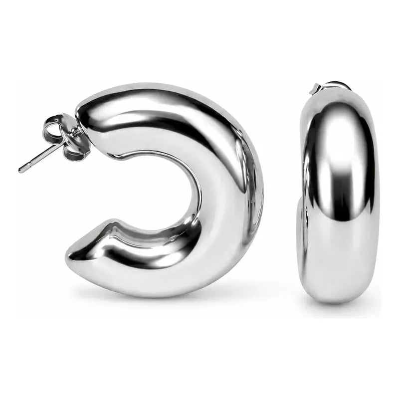 Aros Ines Plateados
