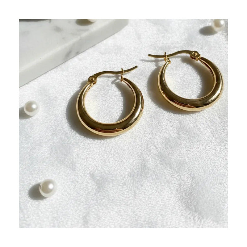 Aros Dana Argollas Doradas