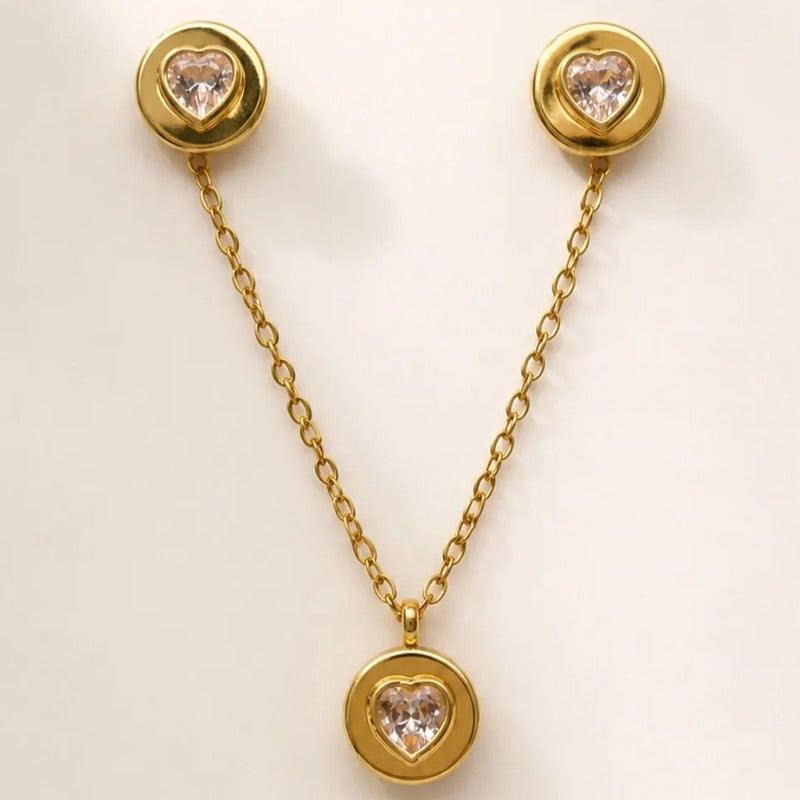 Set collar y aros Vita