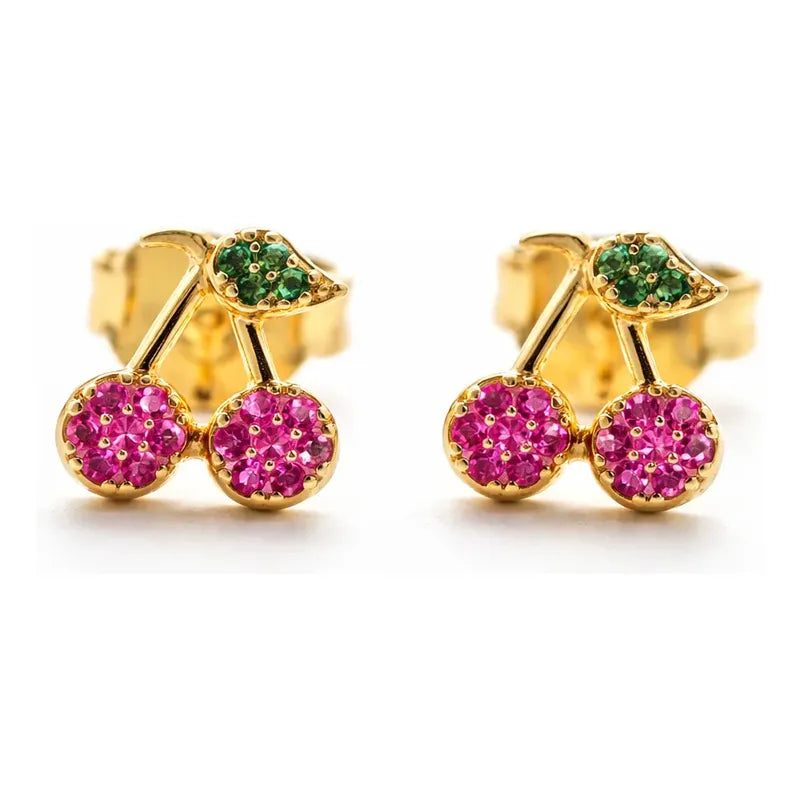 Aros Concha Marina Mujer Niña Enchapado Oro 8mm Joyería Dorado