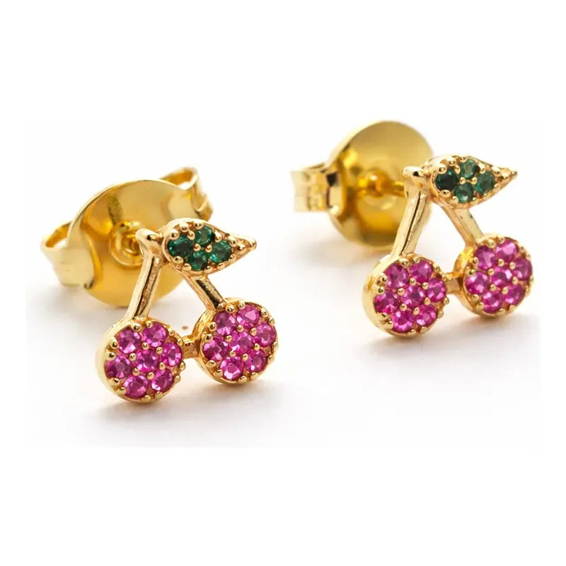 Aros Concha Marina Mujer Niña Enchapado Oro 8mm Joyería Dorado