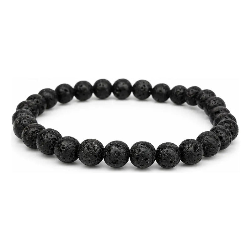 Pulseras Hombre Pack 6 Ajustables Set Variado Ecocuero Acero Marrón Oscuro 18 Cm