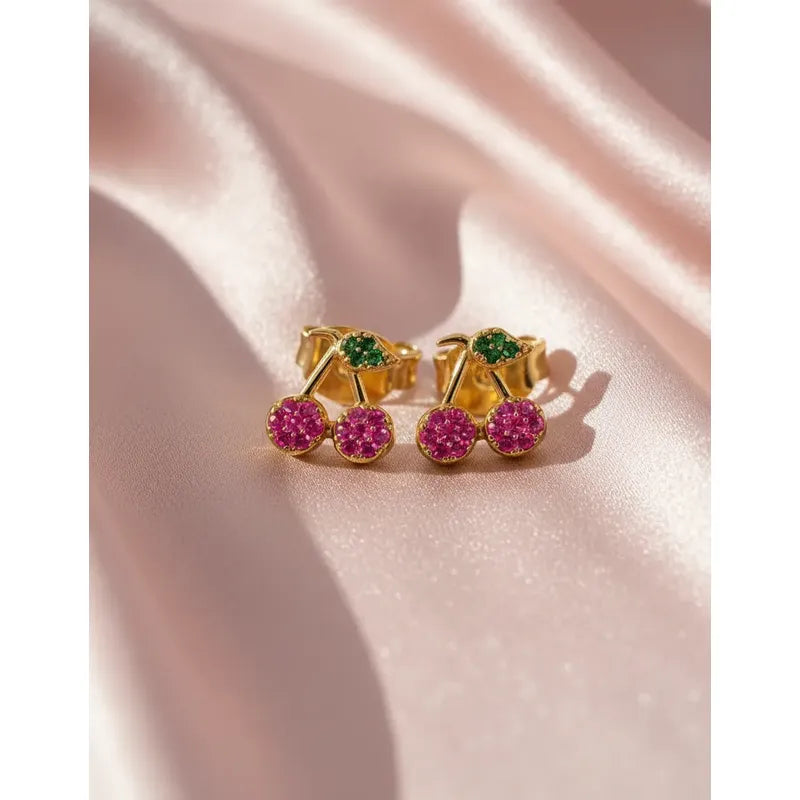 Aros Concha Marina Mujer Niña Enchapado Oro 8mm Joyería Dorado