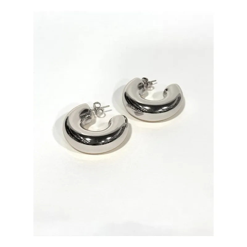 Aros Ines Plateados