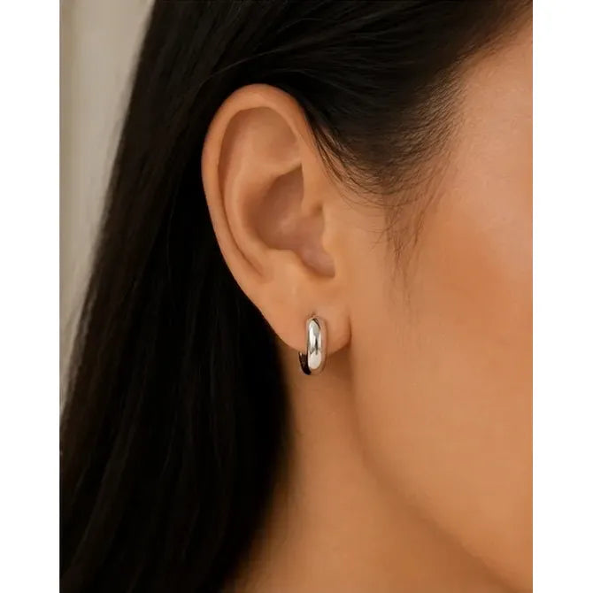 Aros Cora Plateados