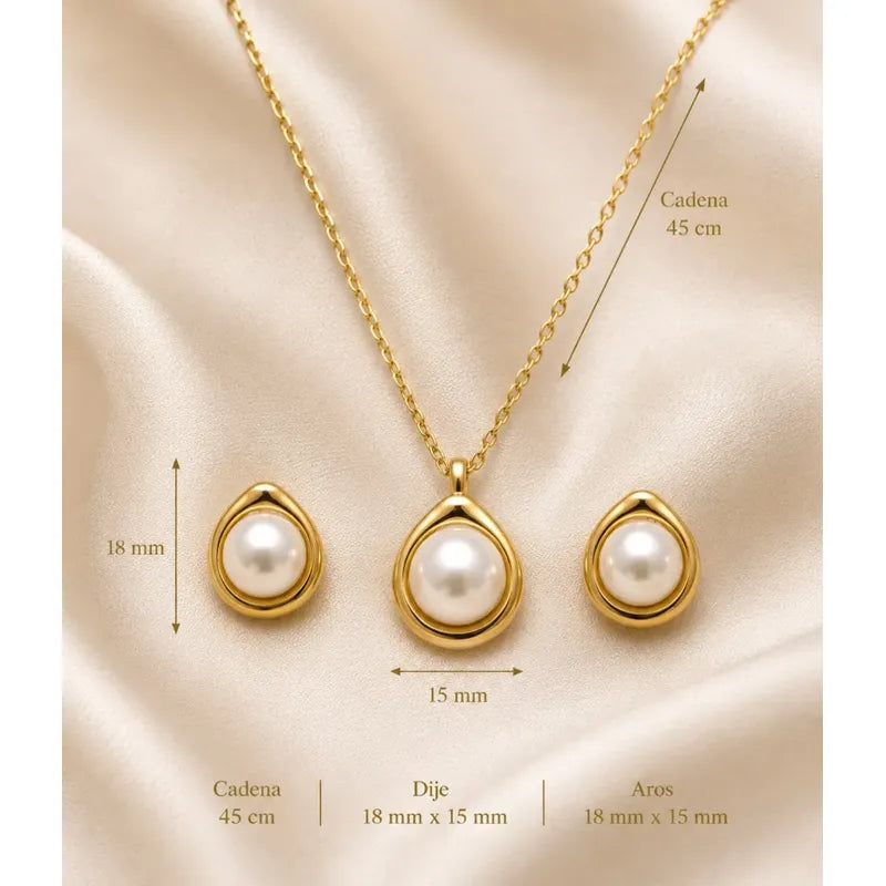 Collar y Aros Sara